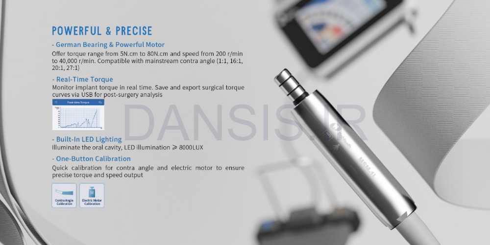 تصویر  موتور ایمپلنت ایتیس مدل موتور سرج - Eighteeth Motor Surg