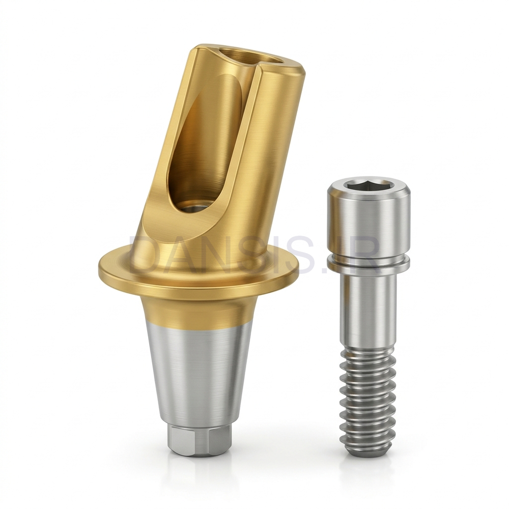 تصویر  اباتمنت زاویه‌دار ذنکس آیزن کره (iZen ZENEX Angled Abutment)