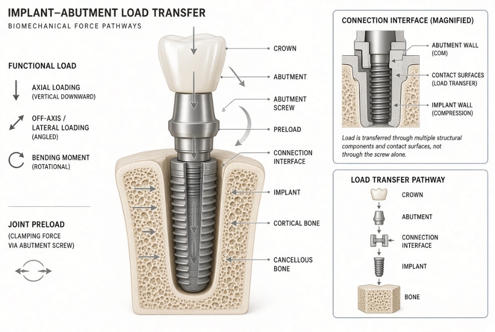 اطلس مقایسه هندسی اتصالات External Hex، Internal Hex و Conical ایمپلنت